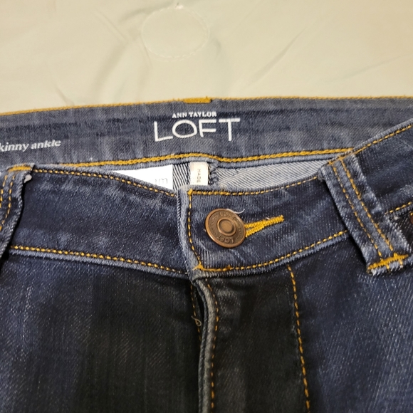 EUC Ann Taylor LOFT Womens Modern Skinny Ankle Jeans - Size 4 / 27 - Picture 4 of 6